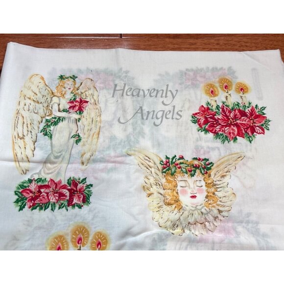 Heavenly Angels Cotton Fabric Panel 17"x58" Sewing Crafting Quilting Material wi - Picture 5 of 6
